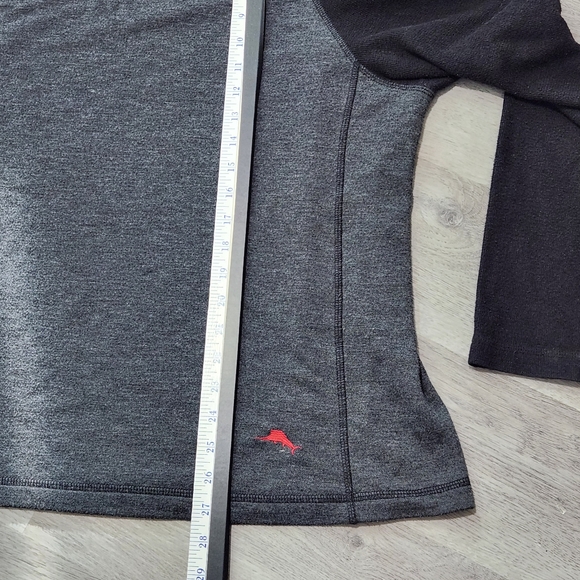 Tommy Bahama Crewneck Mens Large Black Gray Pullover Sweatshirt Sweater - Picture 6 of 7